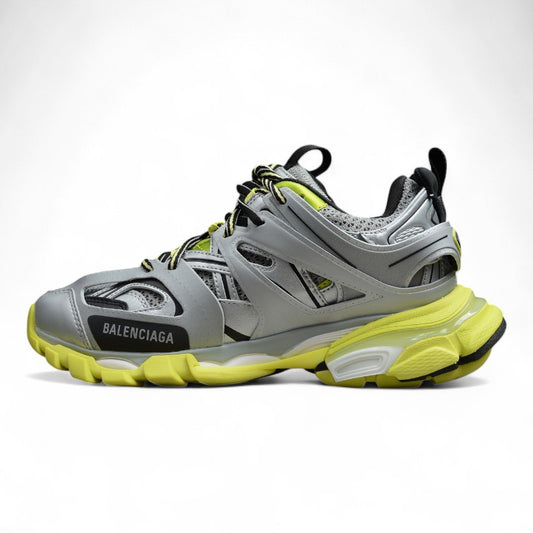 Balenciaga Track Trainers – Silver and Lime Green - Best Reps Website 2025