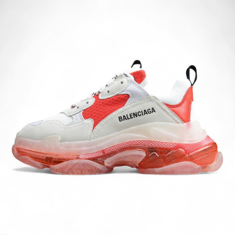 Balenciaga Triple S Clear Sole – White Red - Best Reps Website 2025