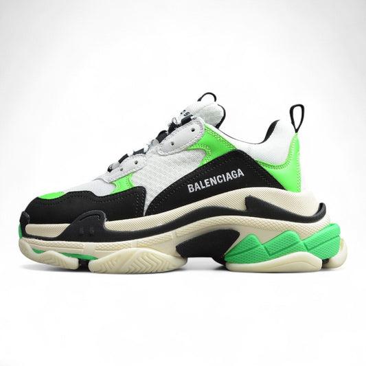 Balenciaga Triple S Sneaker 'White Green Fluo' - Best Reps Website 2025