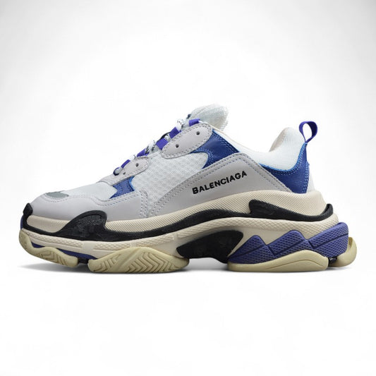 Balenciaga Triple S Sneaker in White/Purple - Best Reps Website 2025