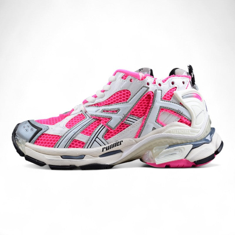 Balenciaga Runner Sneaker 'White Neon Pink' - Best Reps Website 2025
