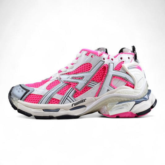 Balenciaga Runner Sneaker 'White Neon Pink' - Best Reps Website 2025