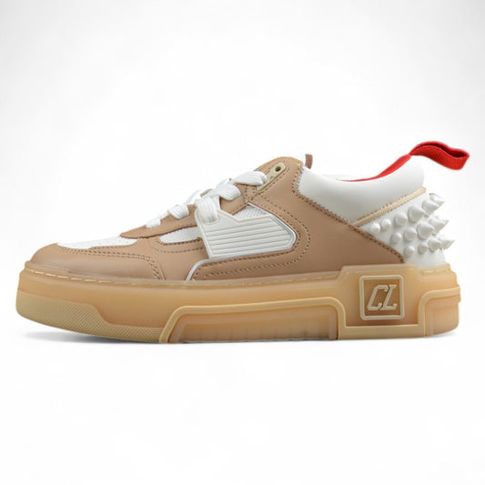 Christian Louboutin Astroloubi Lace-Up Sneakers in Camel