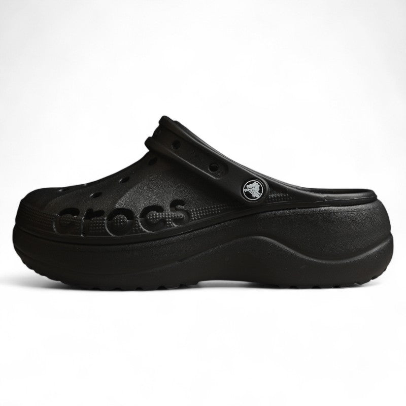 Crocs Baya Platform in Black