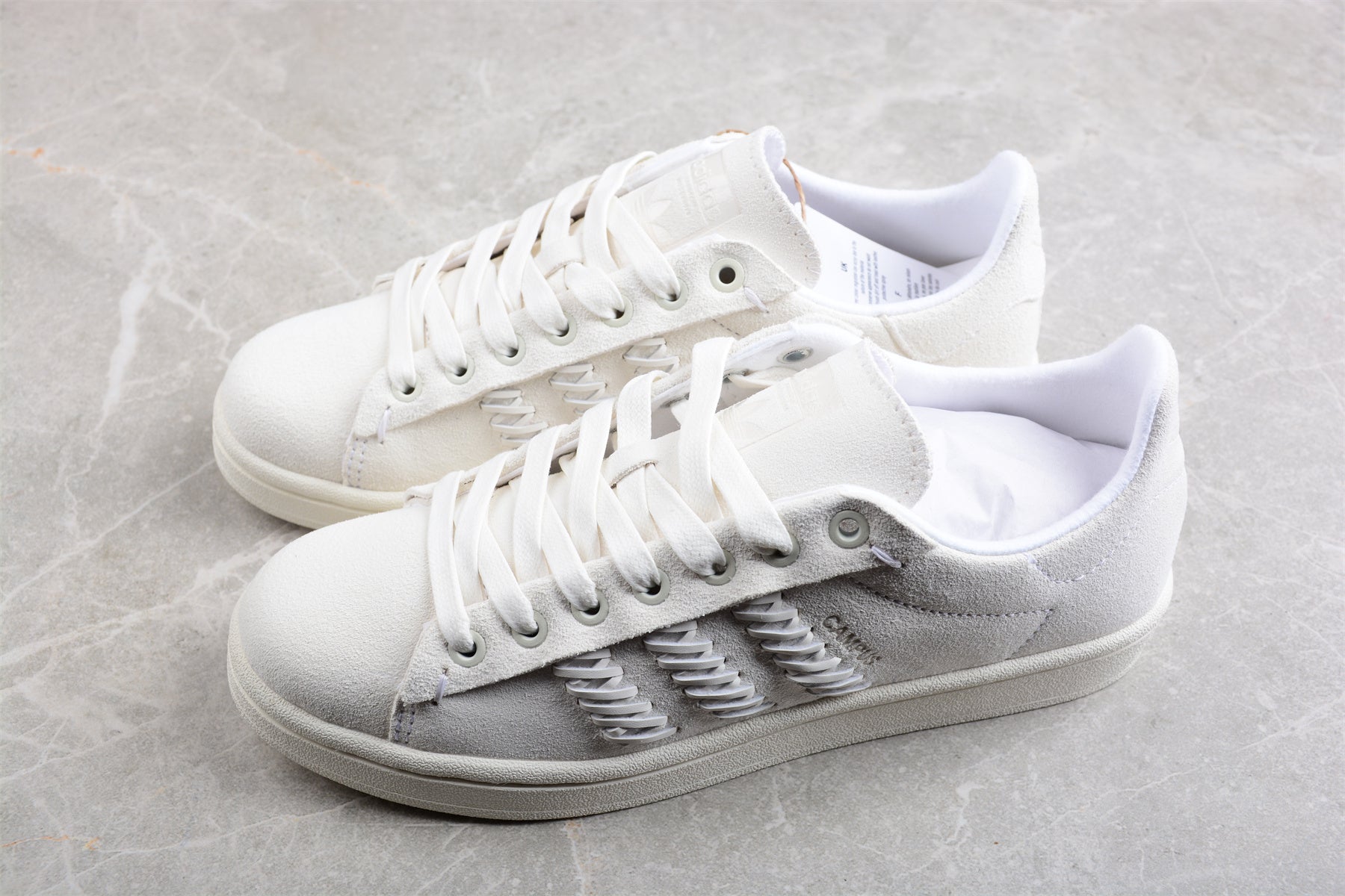 FOOT INDUSTRY × adidas Originals Campus "Footwear White/Off White"