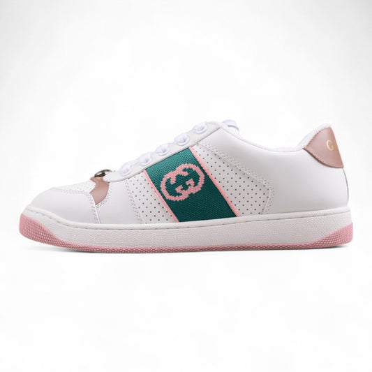 GUCCI Women's Screener 'White Light Pink Green' - Best Reps Website 2025