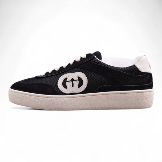 Gucci Interlocking G Black Suede Low Top Sneakers - Best Reps Website 2025