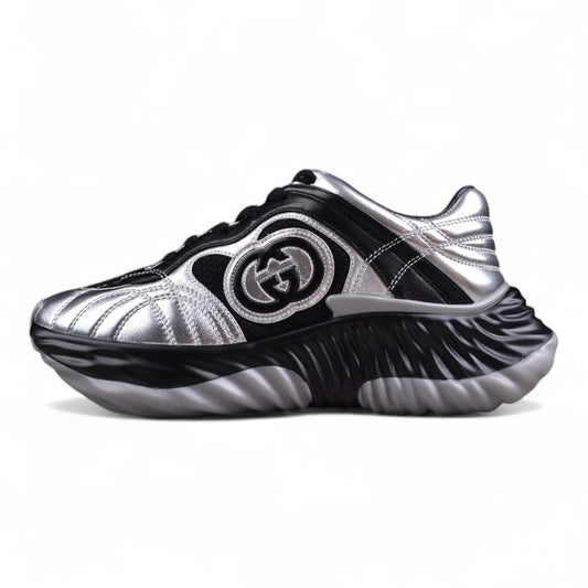 Gucci Ripple Sneaker "Silver Black" - Best Reps Website 2025