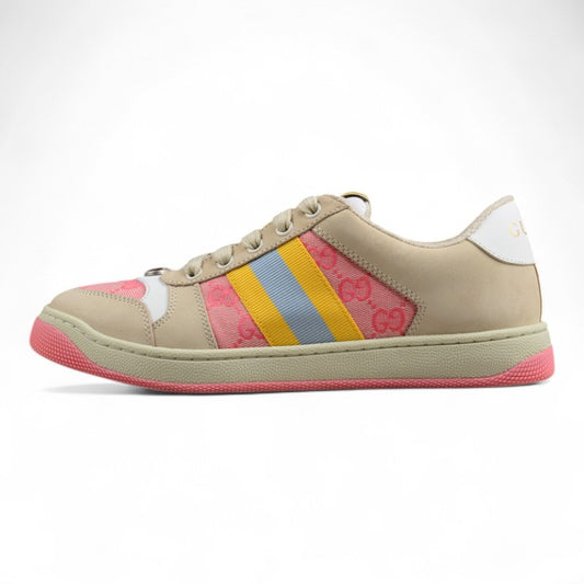 Gucci Screener GG Sneakers “Pink Beige - Best Reps Website 2025