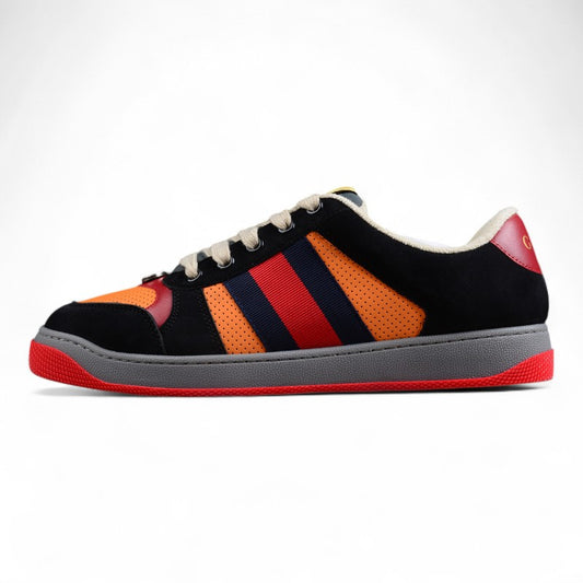 Gucci Screener Trainer, Orange Leather, Tiger Limited Edition - Best Reps Website 2025