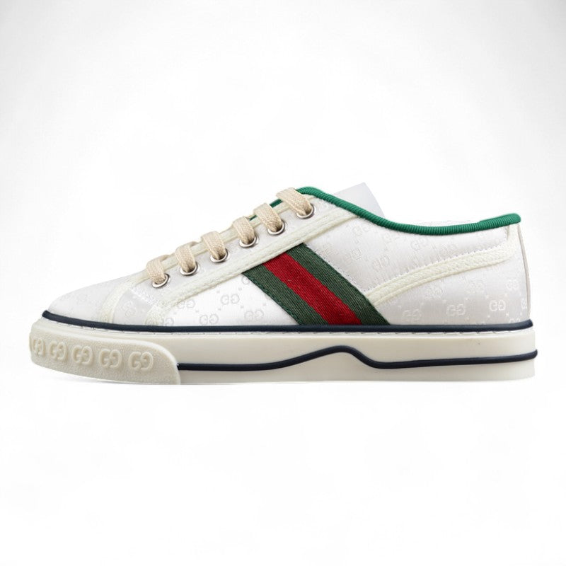 Gucci Tennis 1977 Denim GG Print White - Best Reps Website 2025
