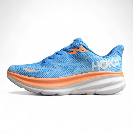 HOKA Clifton 9 in Blue/Orange - Best Reps Website 2025