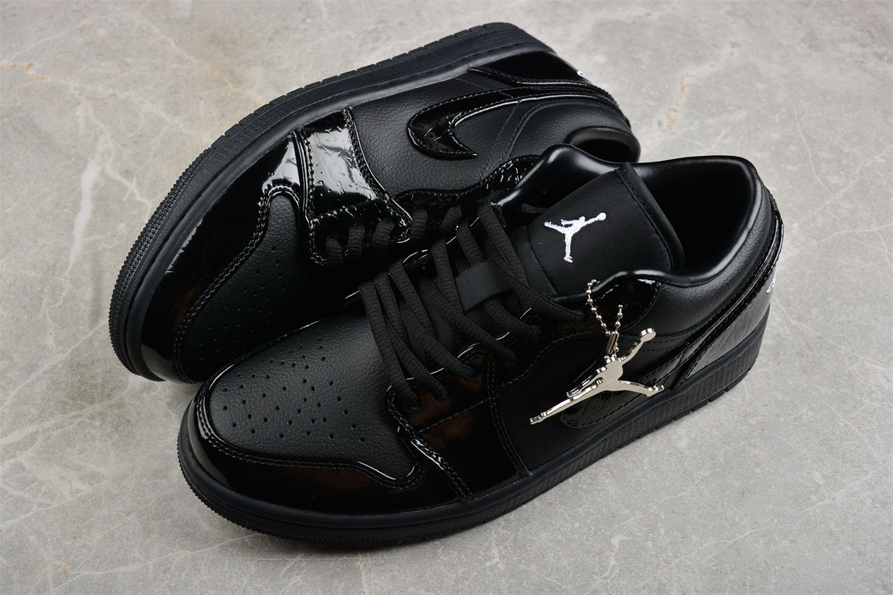  Jordan 1 Low SE Patent Elephant Black 
