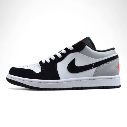 Jordan 1 Low SE "White Fire Red Black Matte Silver"