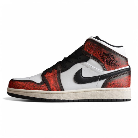 Jordan 1 Mid Wear-Away Chicago