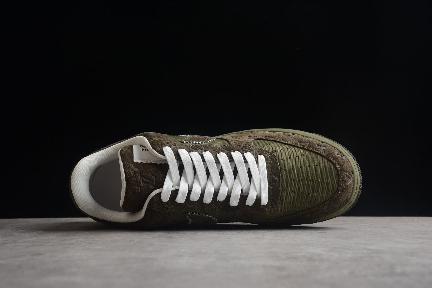 LV x Nike Air Force 1 Low Sneaker Olive