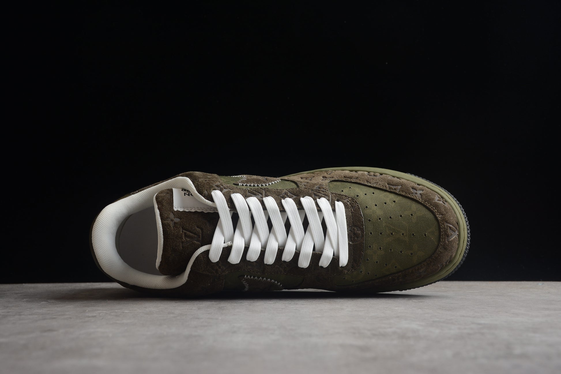 LV x Nike Air Force 1 Low Sneaker Olive