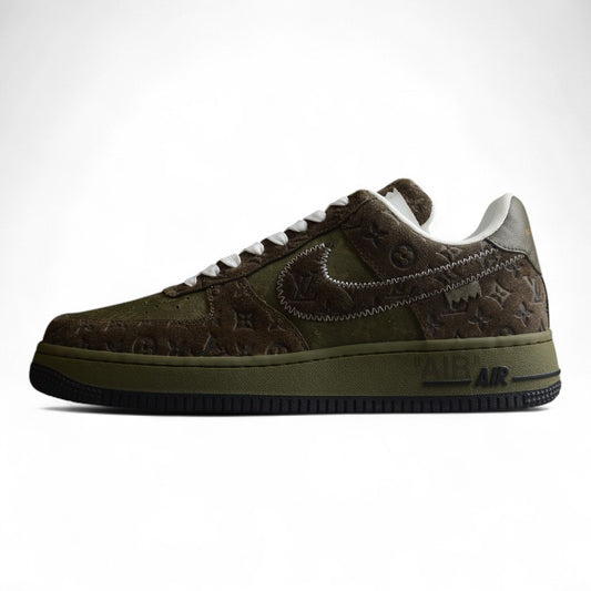 LV x Nike Air Force 1 Low Sneaker Olive