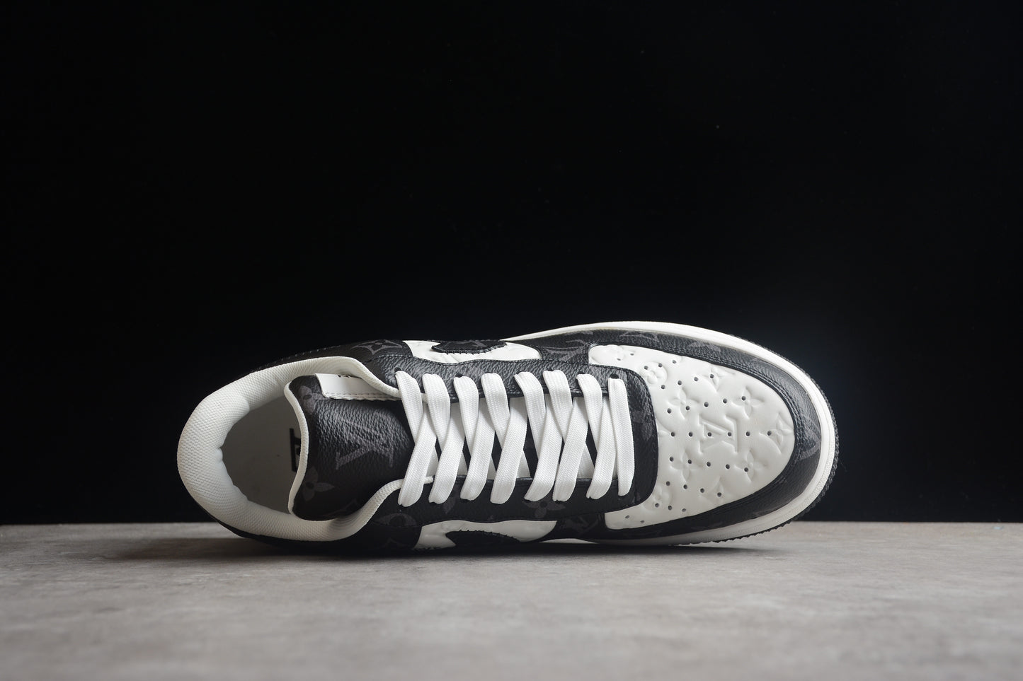 LV x Nike Air Force 1 Sneaker Black/White