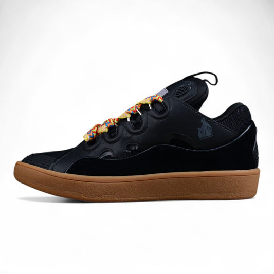 Lanvin Leather Curb 'Black Brown'