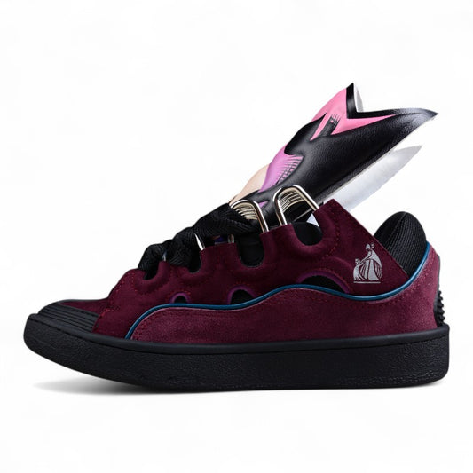 Lanvin x Batman Women's CURB Sneakers 'Raisin/Black'
