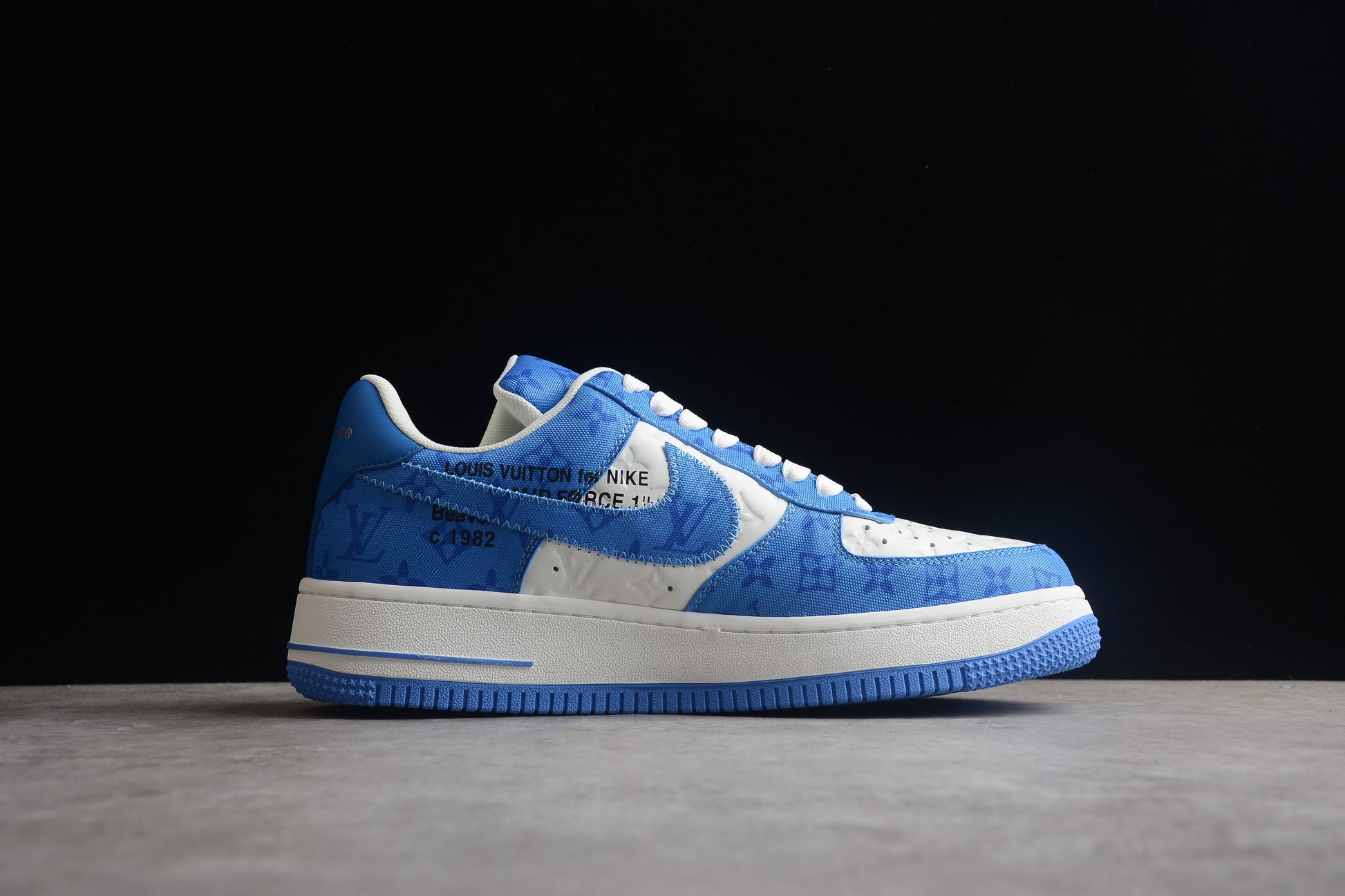 Louis Vuitton x Air Force 1 Low 'White Team Royal Blue'