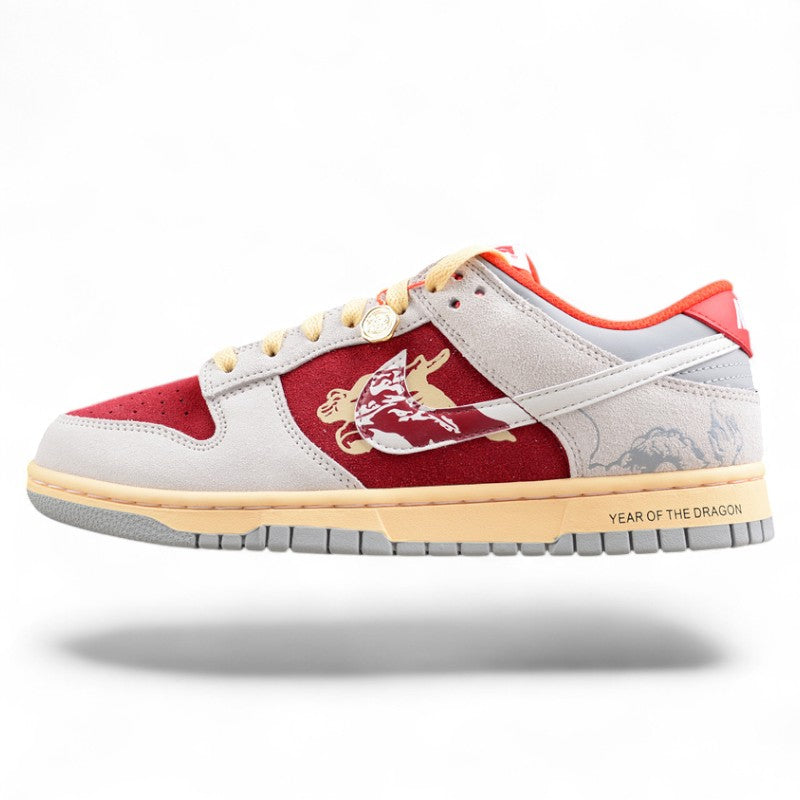 Nike Dunk Low "Year of the Dragon" Grey Red