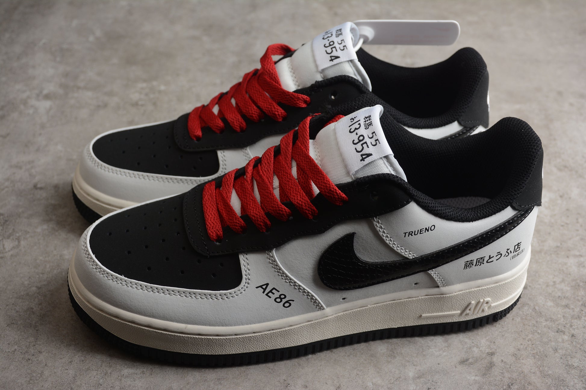 Nike Air Force 1 Low AE86 White/Black/Red