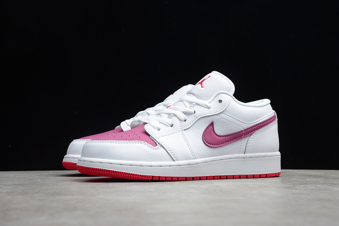 Nike Air Jordan 1 Low GS "White True Berry"