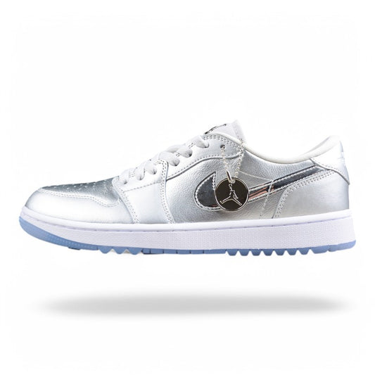 Nike Air Jordan 1 Low G NRG Golf 'Gift Giving Silver'