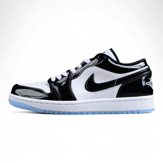 Nike Air Jordan 1 Low SE "Concord"– White/Black Patent Leather (RARE)