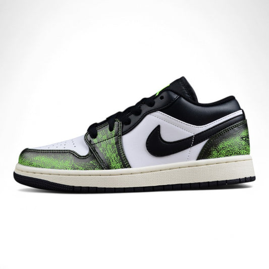 Nike Air Jordan 1 Low SE GS Black/Green