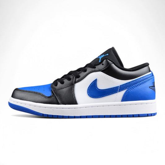 Nike Air Jordan 1 Low "White Royal Toe" Blue Black