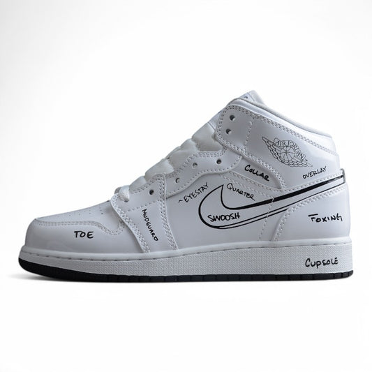 Nike Air Jordan 1 Mid GS 'Schematic'