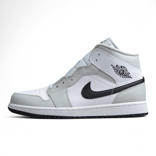 Nike Air Jordan 1 Mid "Grey Fog Black White"