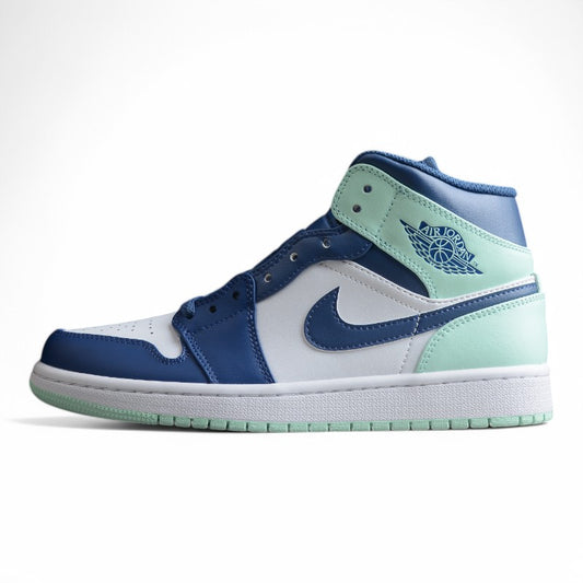 Nike Air Jordan 1 Mid Mystic Navy Mint Foam White
