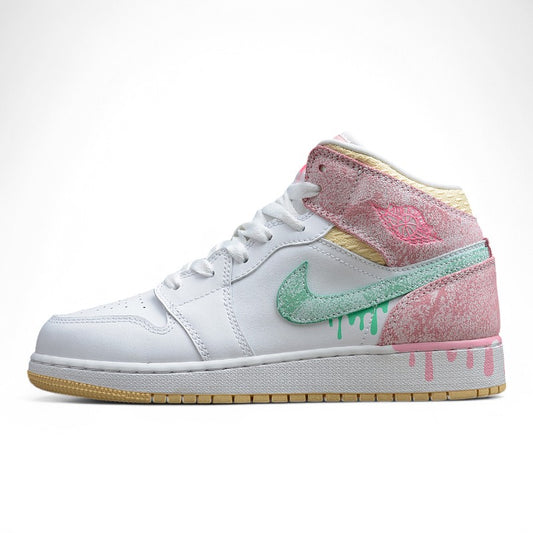 Nike Air Jordan 1 Mid "Paint Drip"