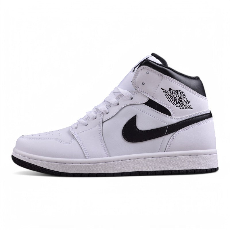 Nike Air Jordan 1 Mid "Reverse Panda" White Black