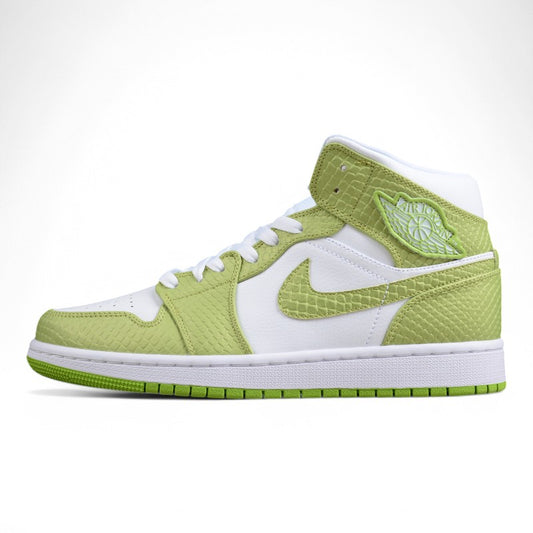 Nike Air Jordan 1 Mid SE Green Python