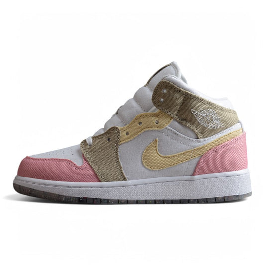 Nike Air Jordan 1 Mid SE White/Vivid Green