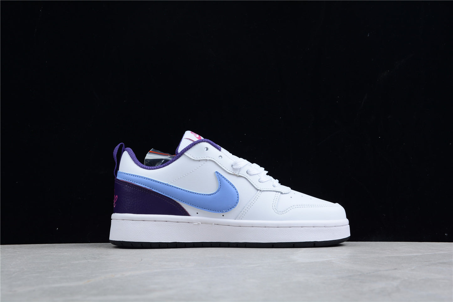 Nike Court Borough Low 2 GS (BQ5448-106) - White/Blue
