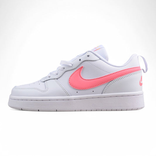 Nike Court Borough Low 2 GS "White Coral Laser Orange"