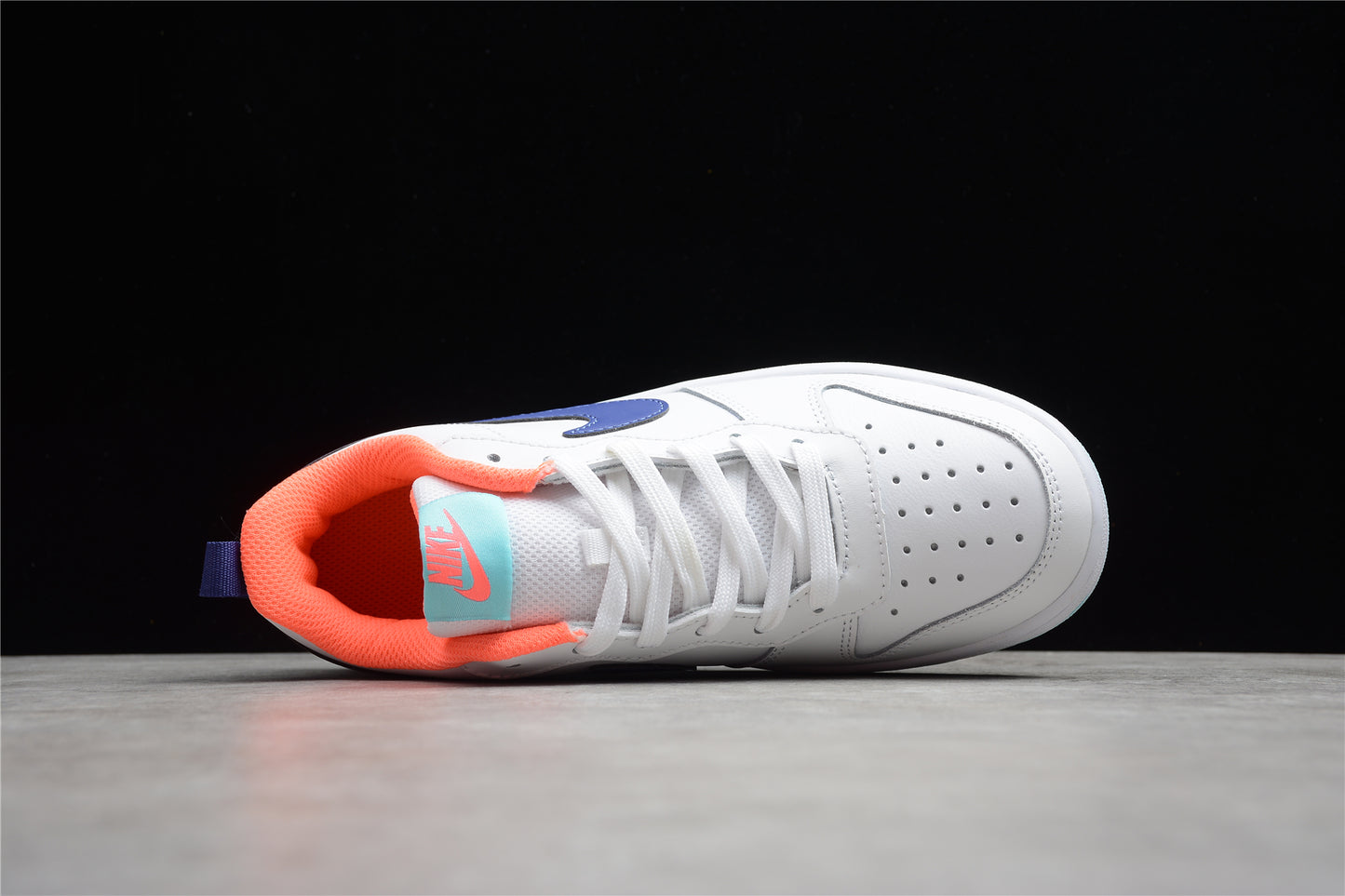 Nike Court Borough Low 2 GS "White Navy"