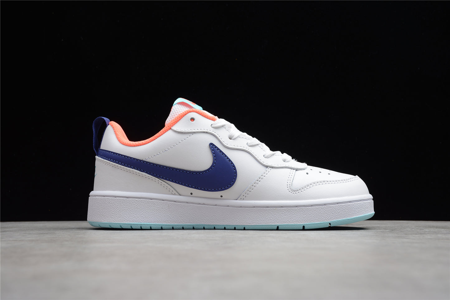 Nike Court Borough Low 2 GS "White Navy"