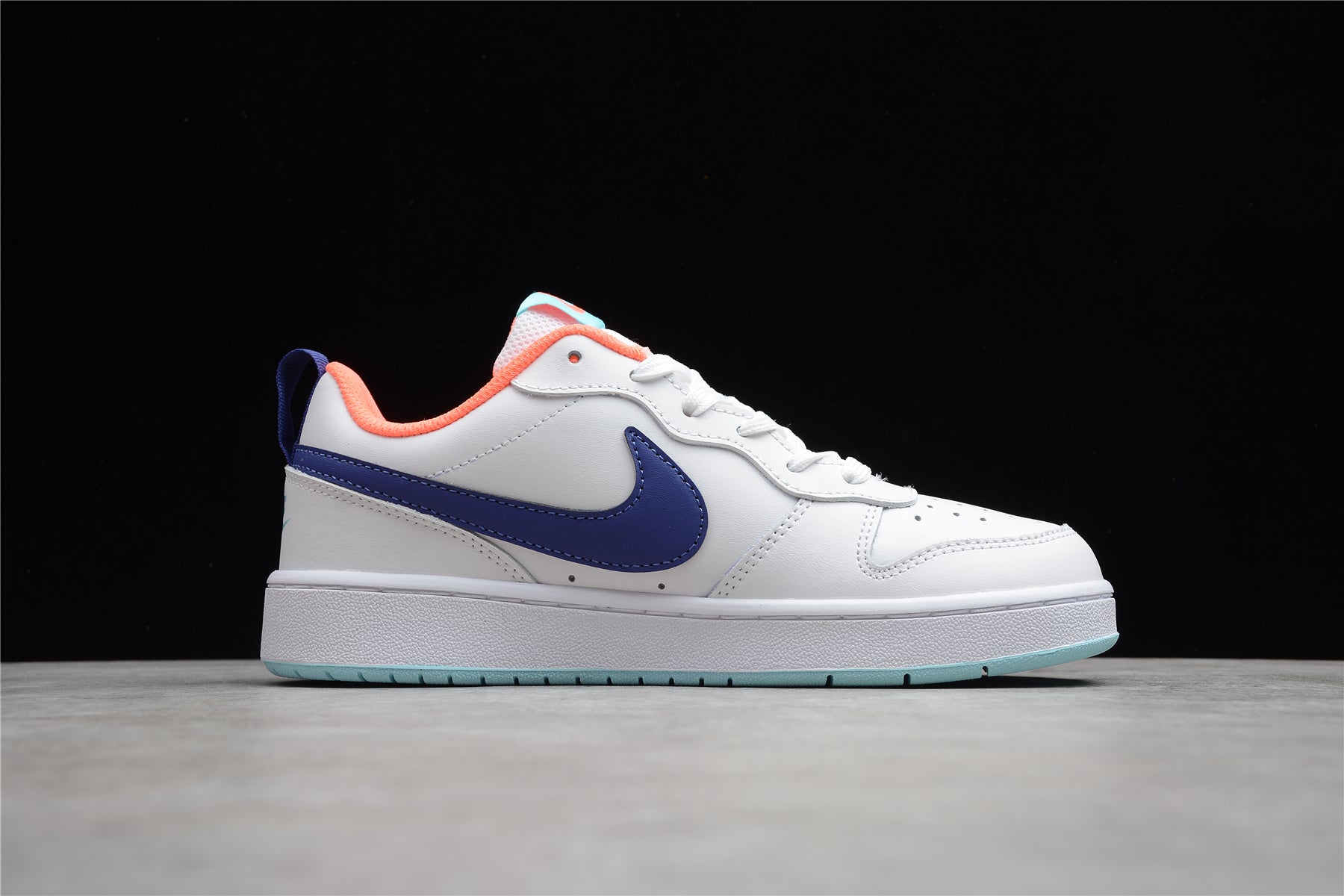 Nike Court Borough Low 2 GS "White Navy"