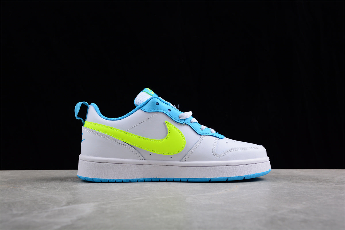 Nike Court Borough Low 2 GS "White Volt Blue"