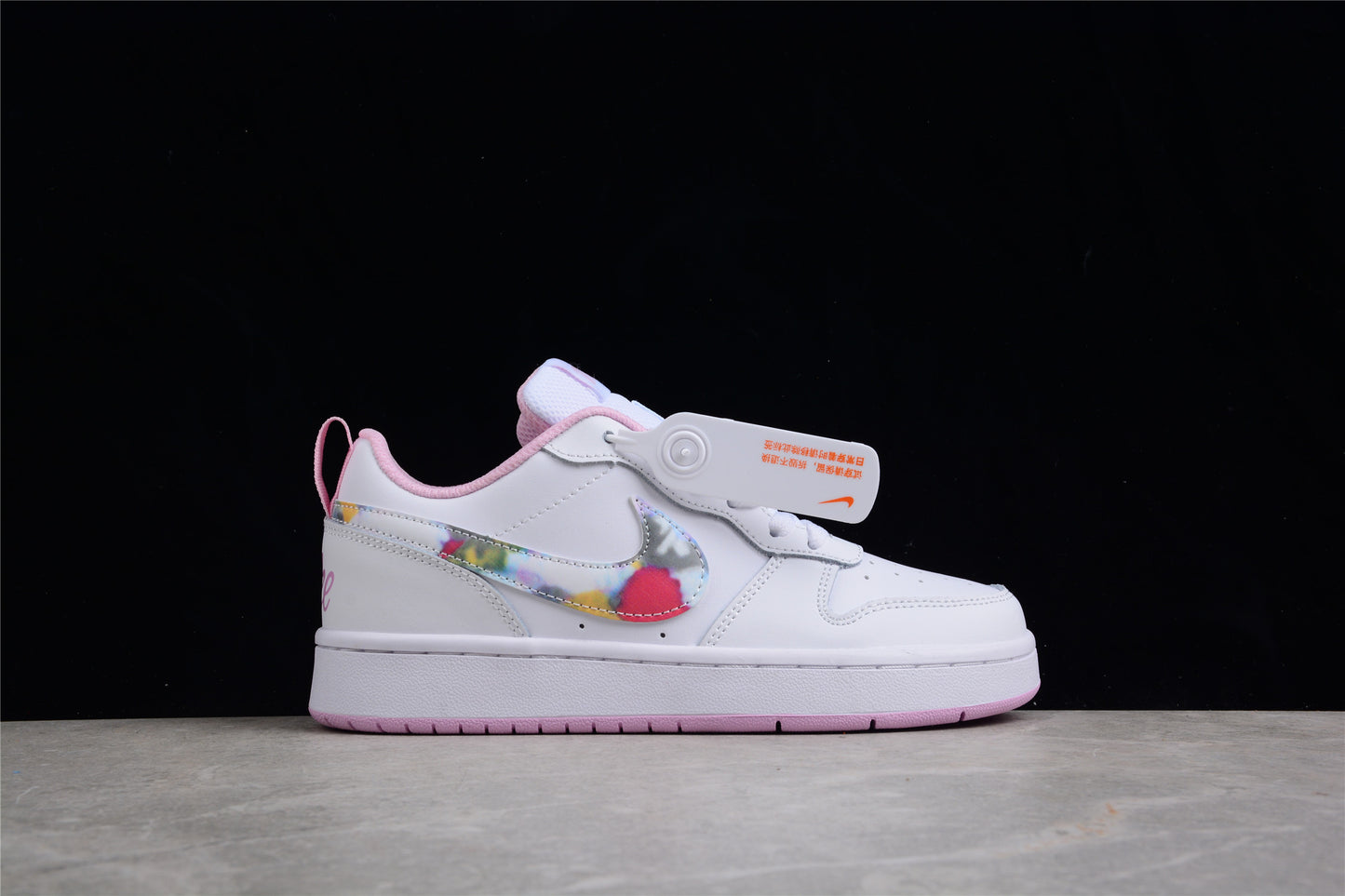 Nike Court Borough Low 2 SE GS 'Floral Swoosh'
