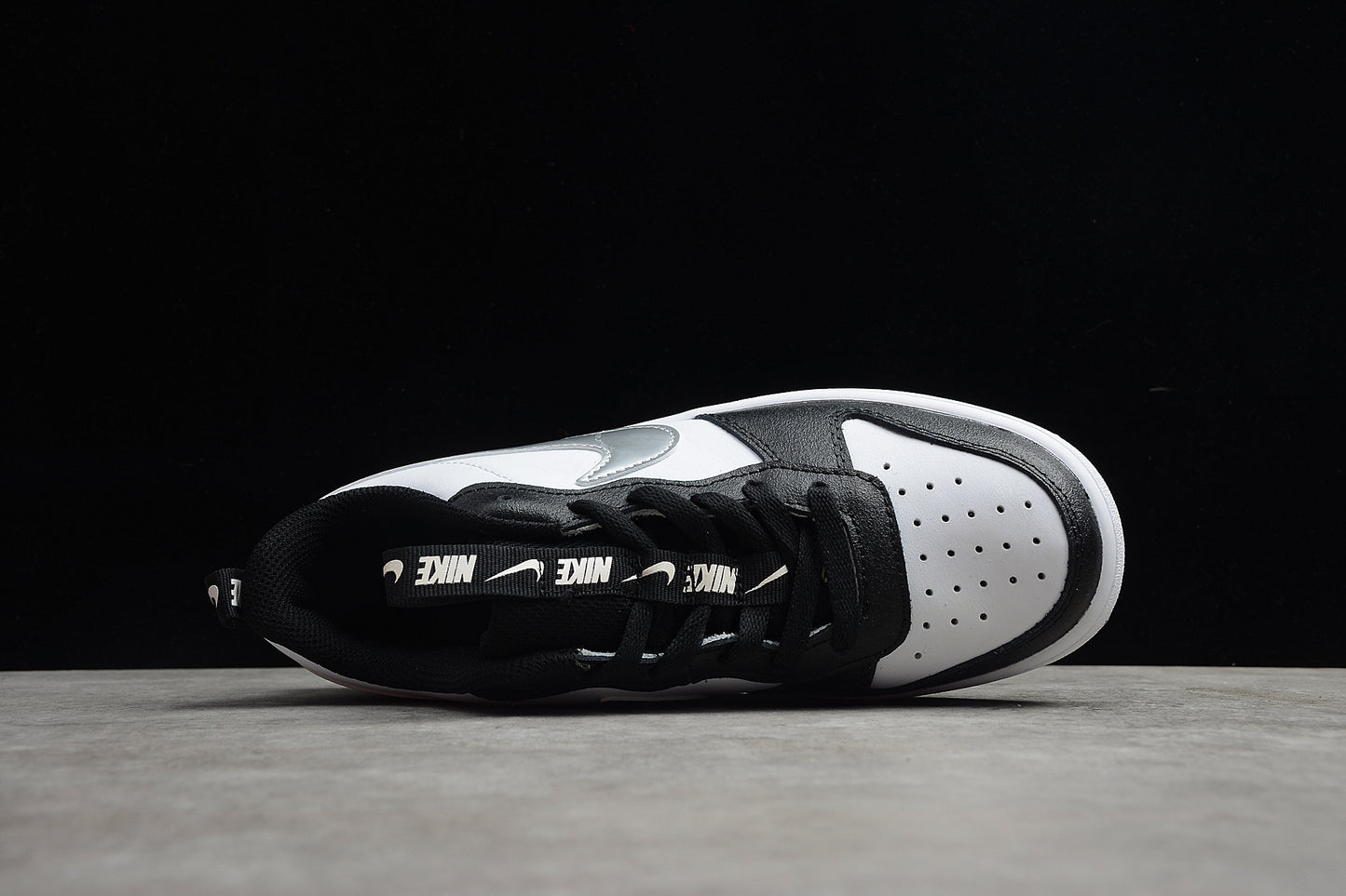 Nike Court Borough Low 2 SE GS "White Metallic Silver"