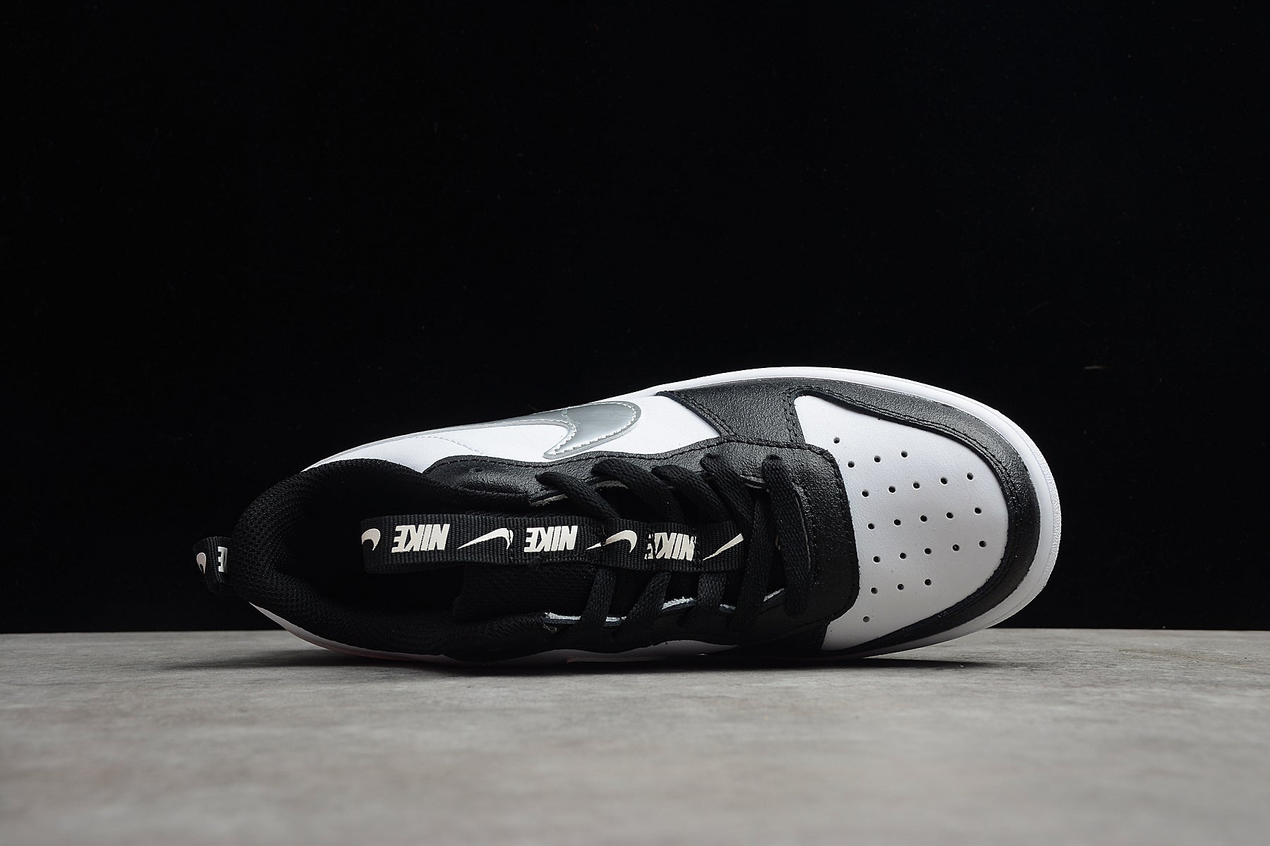 Nike Court Borough Low 2 SE GS "White Metallic Silver"