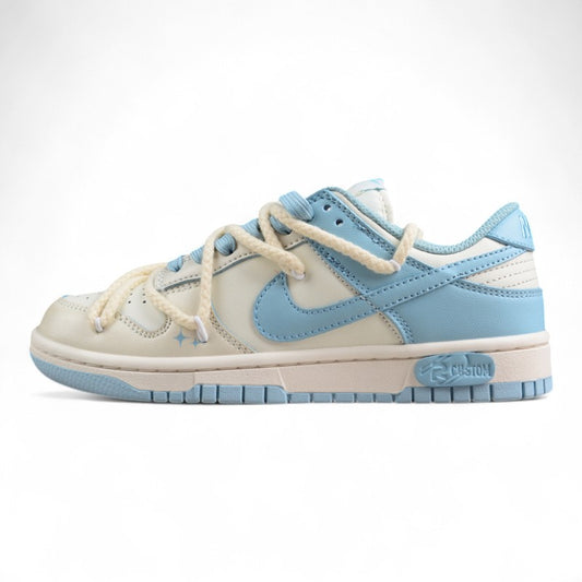Nike Dunk Low Custom “Baby Blue Cream Rope Lace” - Best Reps Website 2025